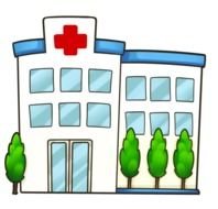 Cartoon hospital clipart