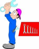 clipart of the mechanic