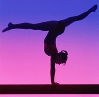 Girls Gymnastics Beam