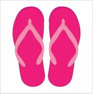 Pink Flip Flop Clip Art