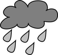 Cartoon Rain Cloud Clip Art N15