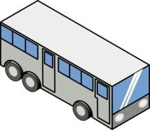 Bus Clip Art Icon