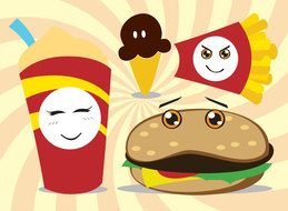 animated street food