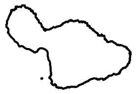 painted white continent
