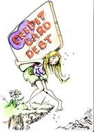 Credit Card Debt drawing