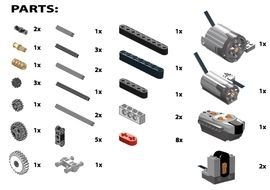 LEGO Technic Parts List