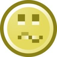 Confused Smiley Face drawing