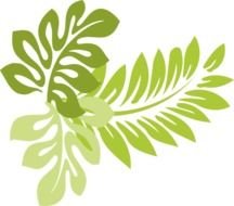Tropical Leaves Clip Art