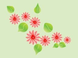 Clip Art of the lotus Flowers