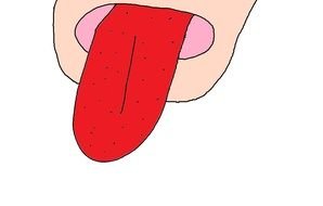 Tongue drawing