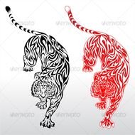 Tribal Tiger Tattoo N3