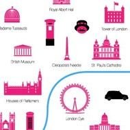 London Eye Clip Art Vector