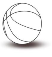 Basketball Clip Art Black And White N4
