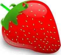 Cartoon Strawberry Clip Art N4