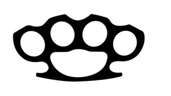 Clip art of brass knuckles