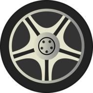 Car Wheel darwing