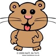 Cute Cartoon Hamsters N2