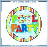 Pool Party Clip Art N11