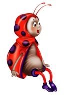 cartoon lady bug