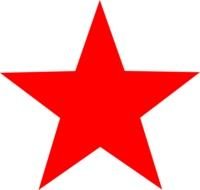 Red Star Clip Art N17