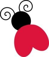 Pink Lady Bugs Clip Art Free