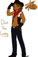 Clipart of dan the cowboy