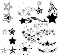 Star Tattoo Outline Designs drawing