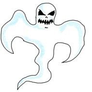 Scary Ghost Clip Art N2