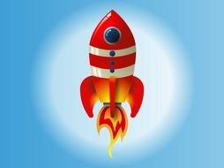 Cartoon Rocket N2