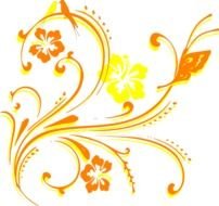 Butterfly Scroll Clip Art N4