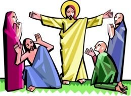 god Jesus Teaching drawing
