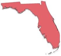Florida Map Clip Art N2