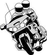 Honda Motorcycle Clip Art