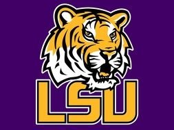 tiger LSU Logo drawing