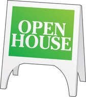 inscription "Open House" as a picture
