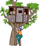 Tree House drawing
