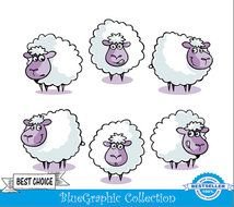 Sheep Ewe Clip Art Clipart Scrapbook Element Digital 0732