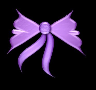 Purple Bows Clip Art Free