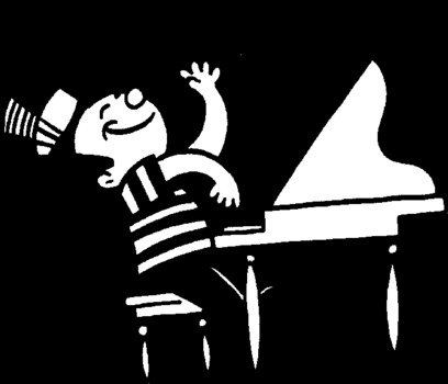 Playing Piano Clip Art N5