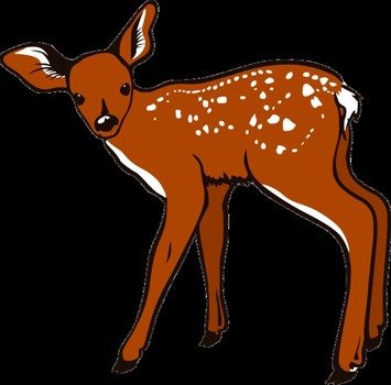Cartoon Deer Clip Art N7