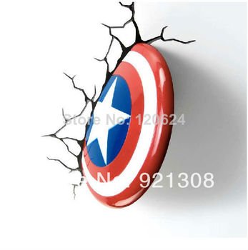 Captain America Shield 3D Deco Light