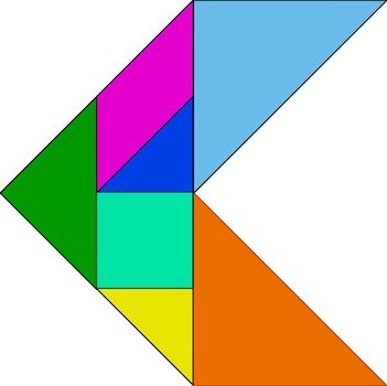 Tangram Puzzle Clip Art N2