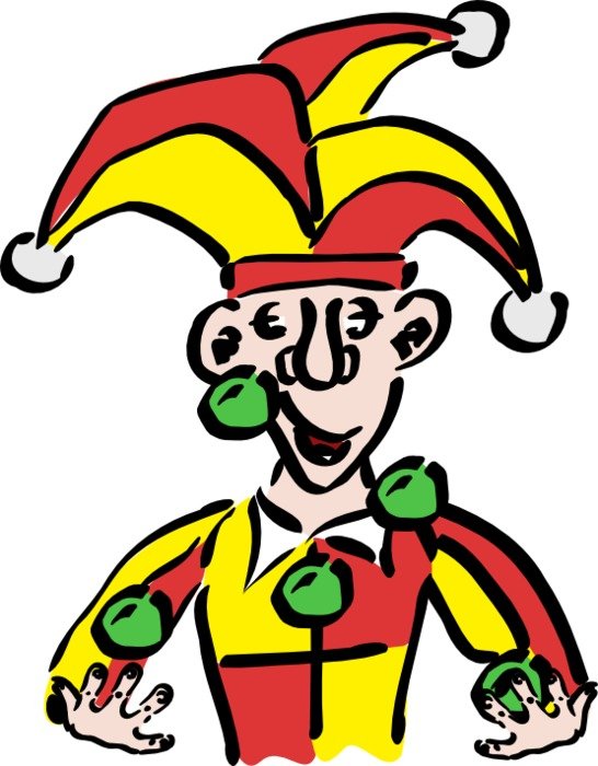 Medieval Jester Clip Art N2
