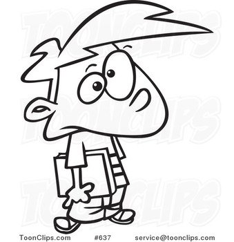 Bored Boy Cartoon