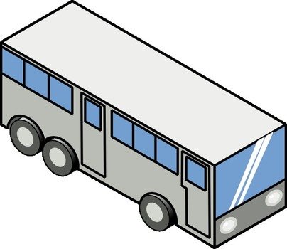 Bus Clip Art Icon