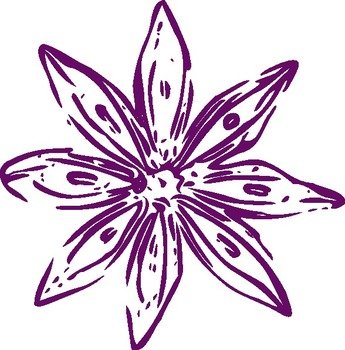 Flower Outline Clip Art N2