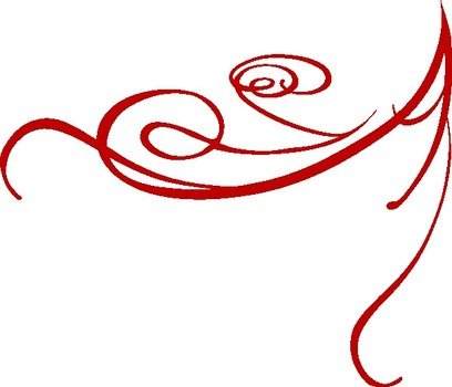 Gold Swirl Designs Clip Art N5