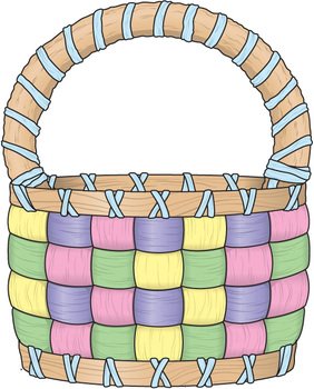 Easter Basket Clip Art N11