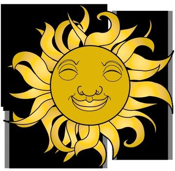 Happy Sun Clip Art N4