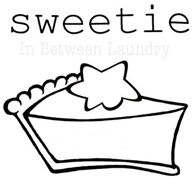 Pie Coloring Page